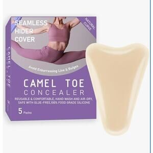 5 Pack Glue-Free Reusable Camel Toe Concealer Pads – 100% Food Grade Silicone